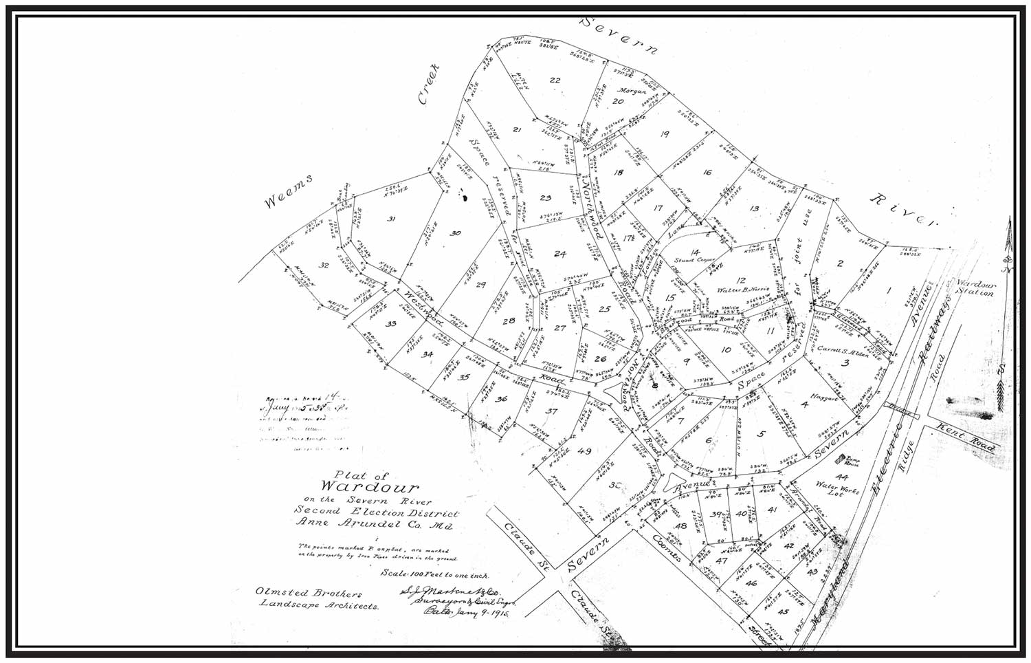 Wardour 1915 plat